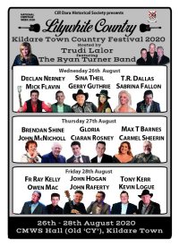 Lilywhite Country 26th -28th Aug Kildare Town